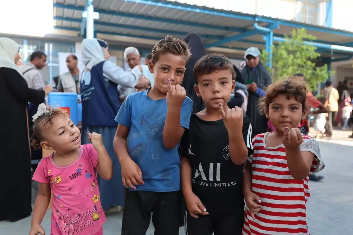 Gazze’de çocuk felci aşılama kampanyası tamamlandı