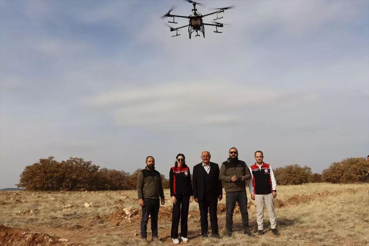 Özvatan’da Dronla Ağaçlandırma