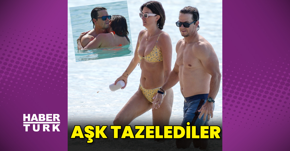 Mark Wahlberg eşiyle tatilde